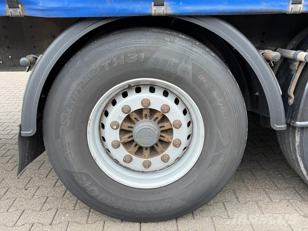 Tracon Schuifzeil -Dak / Bpw-Disc / HH-Vloer نصف مقطورات بباب جانبي