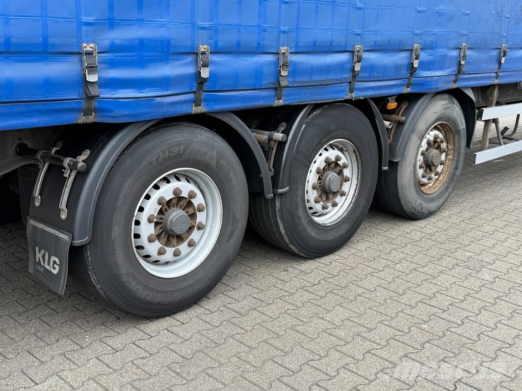 Tracon Schuifzeil -Dak / Bpw-Disc / HH-Vloer نصف مقطورات بباب جانبي