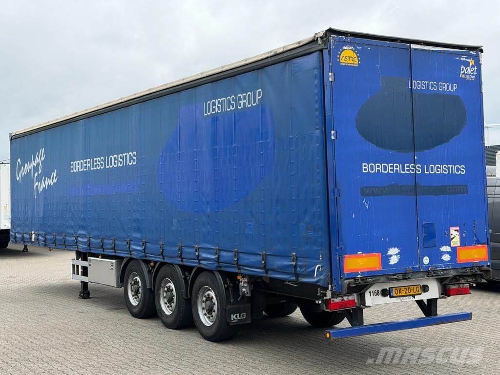 Tracon Schuifzeil -Dak / Bpw-Disc / HH-Vloer نصف مقطورات بباب جانبي