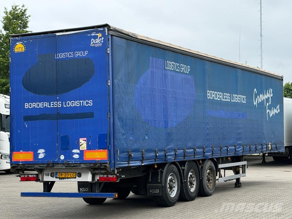 Tracon Schuifzeil -Dak / Bpw-Disc / HH-Vloer نصف مقطورات بباب جانبي