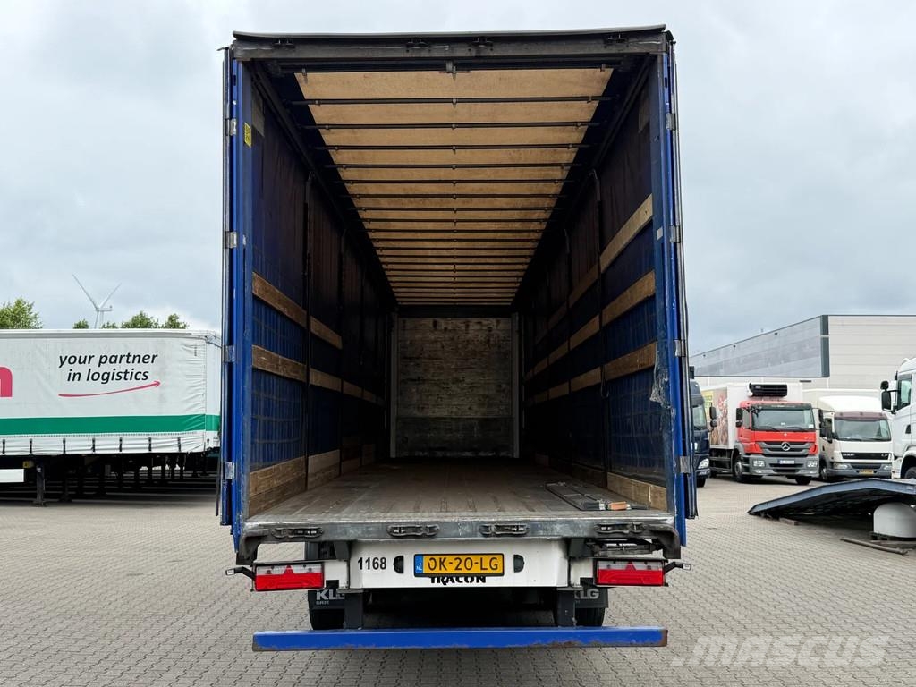 Tracon Schuifzeil -Dak / Bpw-Disc / HH-Vloer نصف مقطورات بباب جانبي