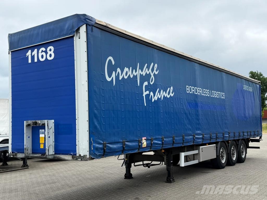 Tracon Schuifzeil -Dak / Bpw-Disc / HH-Vloer نصف مقطورات بباب جانبي