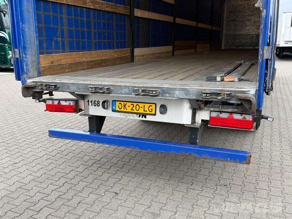 Tracon Schuifzeil -Dak / Bpw-Disc / HH-Vloer نصف مقطورات بباب جانبي