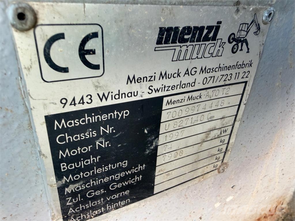 Menzi Iný model VIN 448 Pale frontali e scavatori