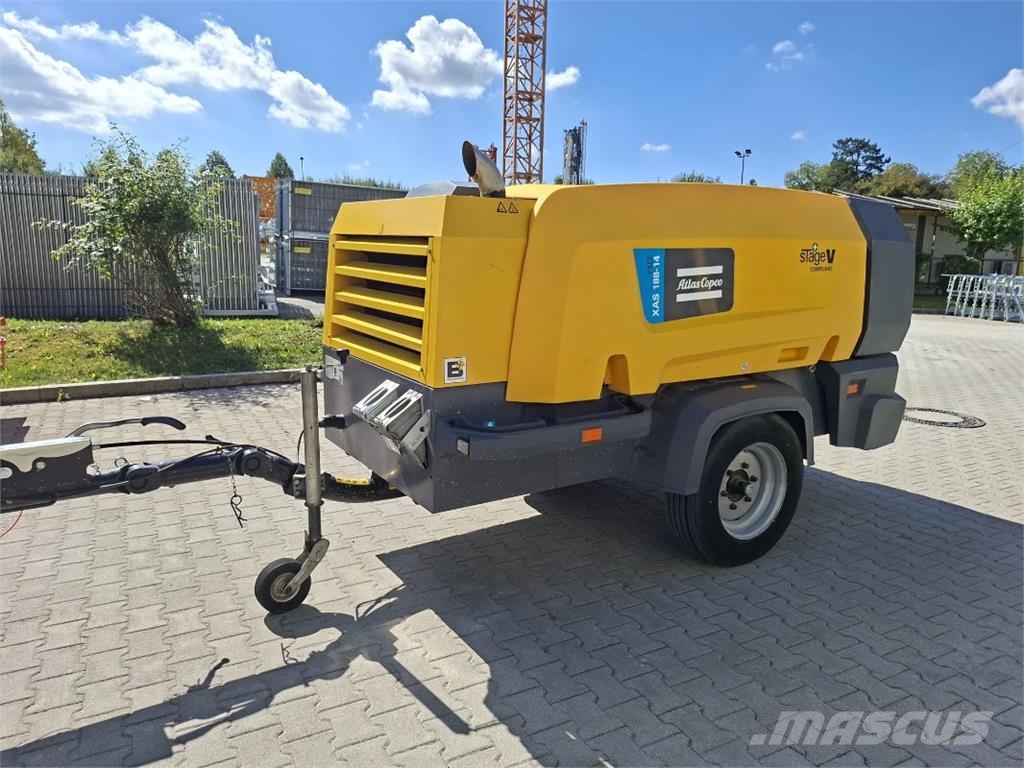 Atlas Copco AC Kompressor XAS188-14 m. Fahrw. Muut maatalouskoneet