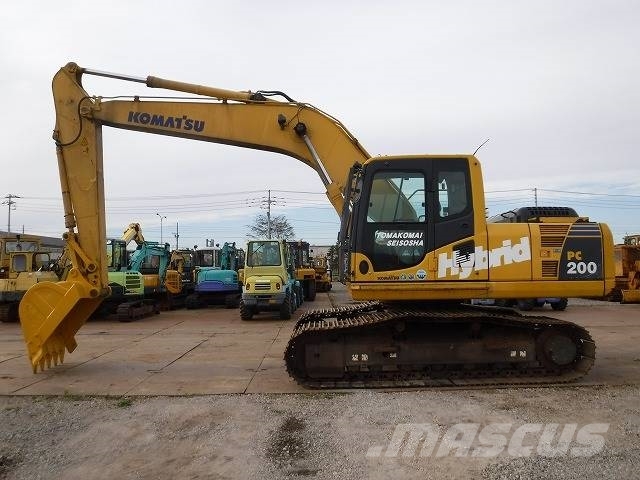 Komatsu PC200-8E0 Midigraafmachines 7t - 12t