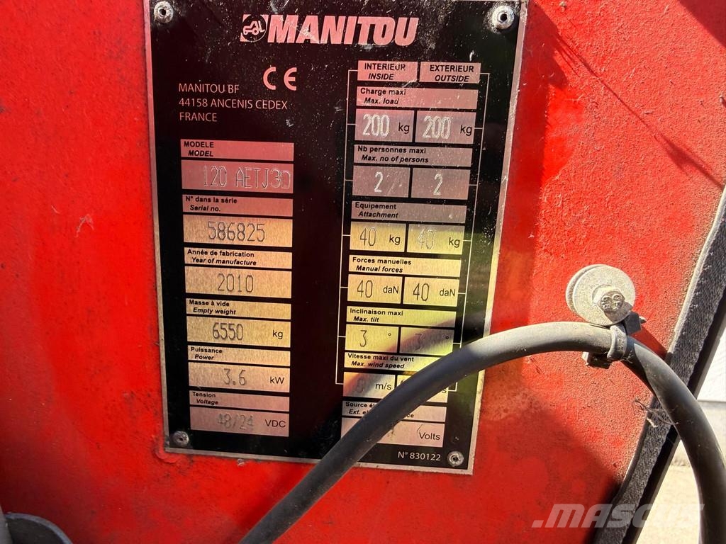 Manitou 120 AETJ 120 AETJ رافعات سلة مفصلية