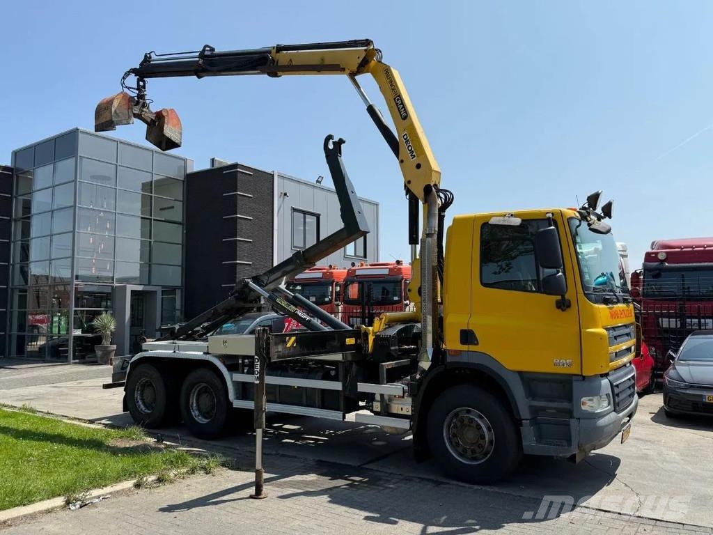 DAF CF 85.410 6X4 - EURO 5 + PALFINGER PK15500 + REMOT Φορτηγά ανατροπή με γάντζο