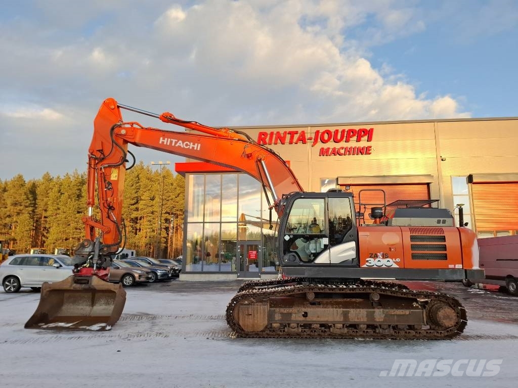 Hitachi ZX 300 LC-6 / Pyörittäjä, Rasvari, Kauha Bageri guseničari