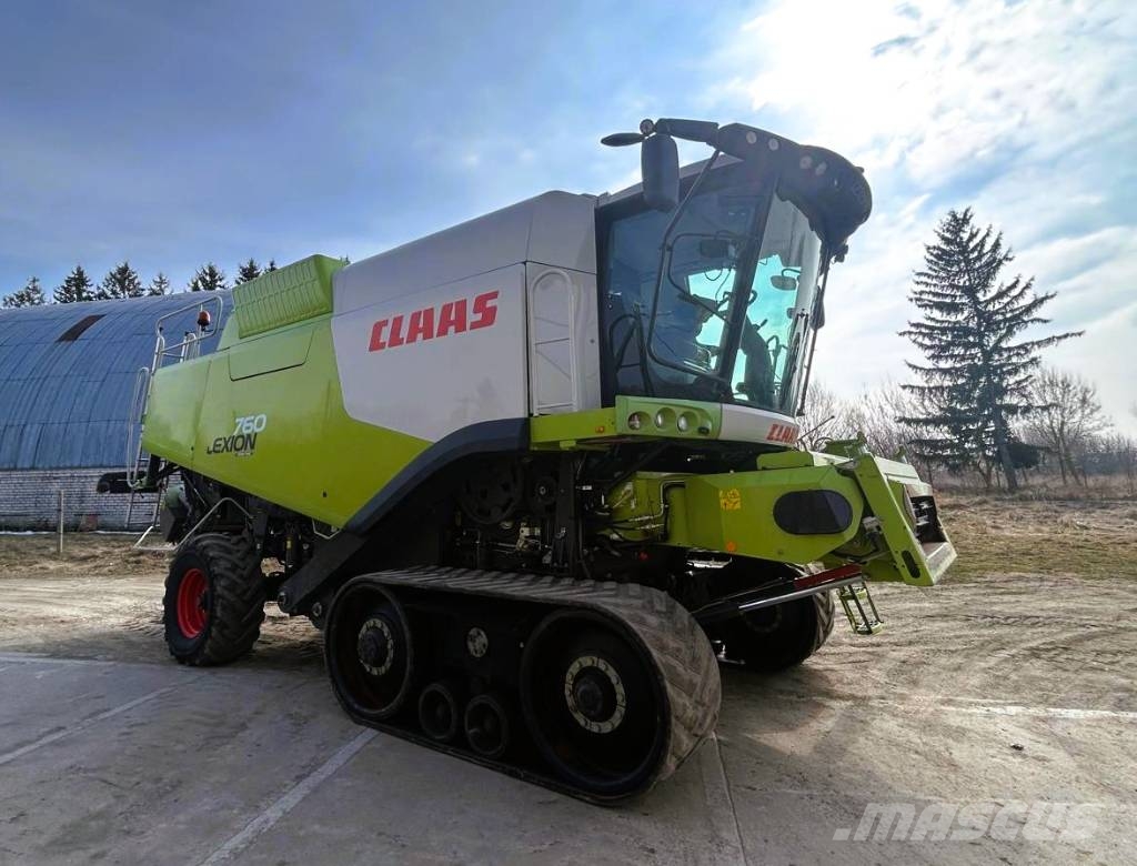 CLAAS Lexion 760 TerraTrac Kombinované zberacie stroje