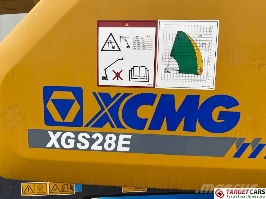 XCMG XGS28E Diesel 4x4 Telescopic Boom Work Lift 2820cm Teleskopické plošiny
