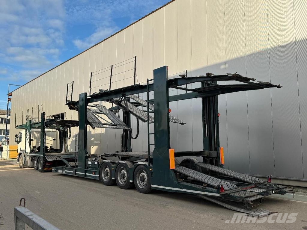 Scania P410 RHD 6X2 EURO 6 + HUNWICK 3 AXLE TRAILER Evakuatori