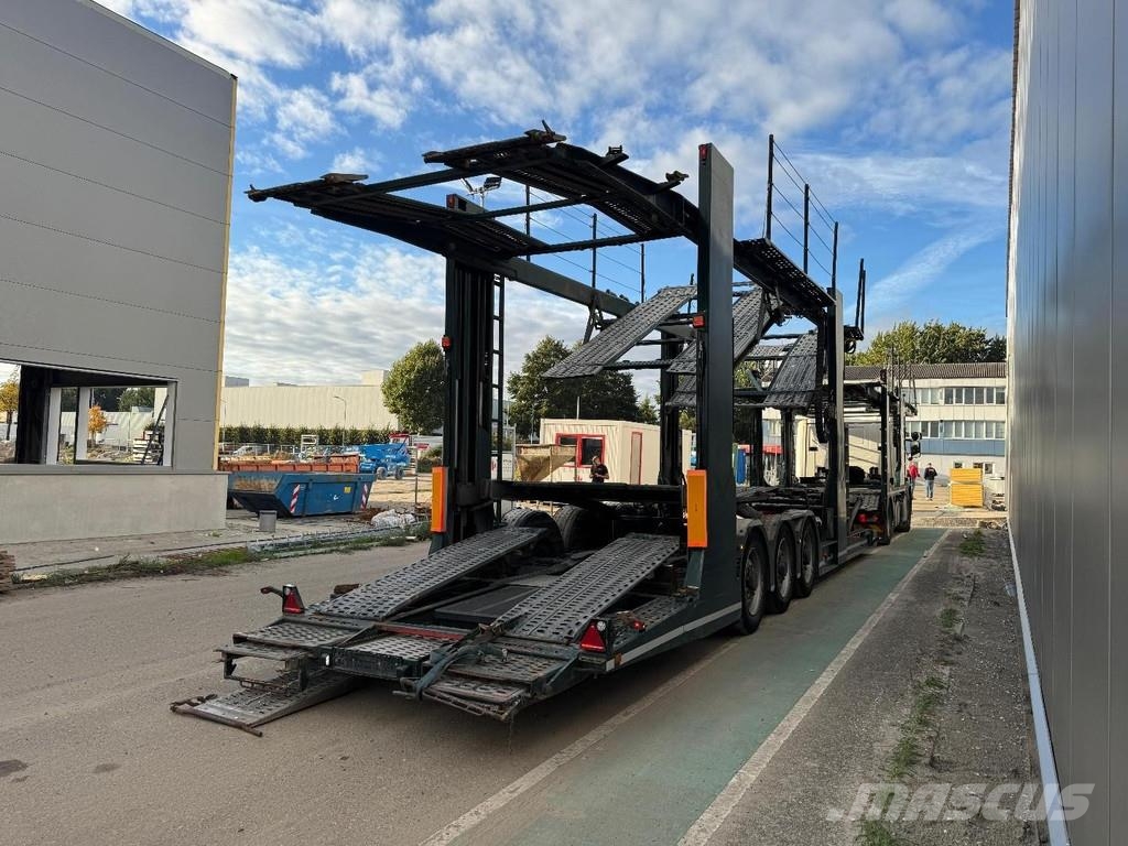 Scania P410 RHD 6X2 EURO 6 + HUNWICK 3 AXLE TRAILER Evakuatori
