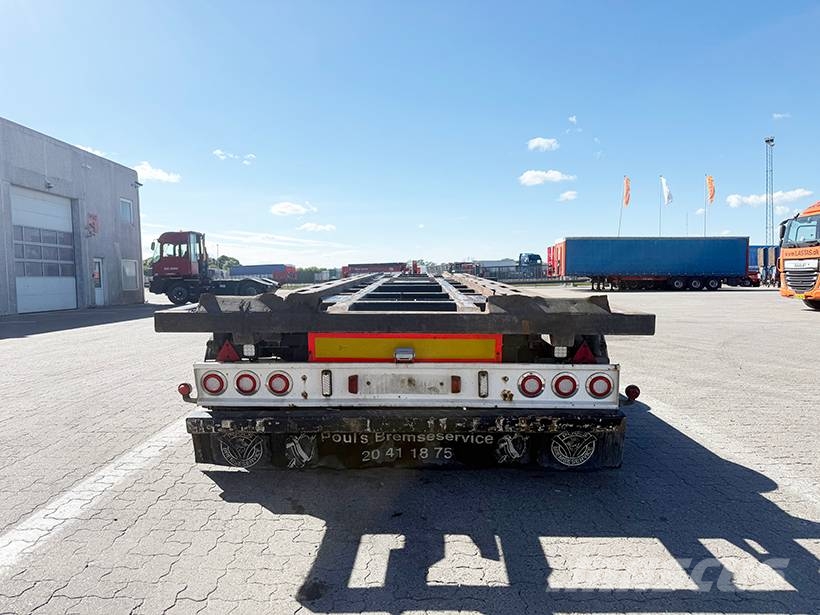 Nopa 3 axle Transfer trailer / Abrollanhänger Outros Semi Reboques