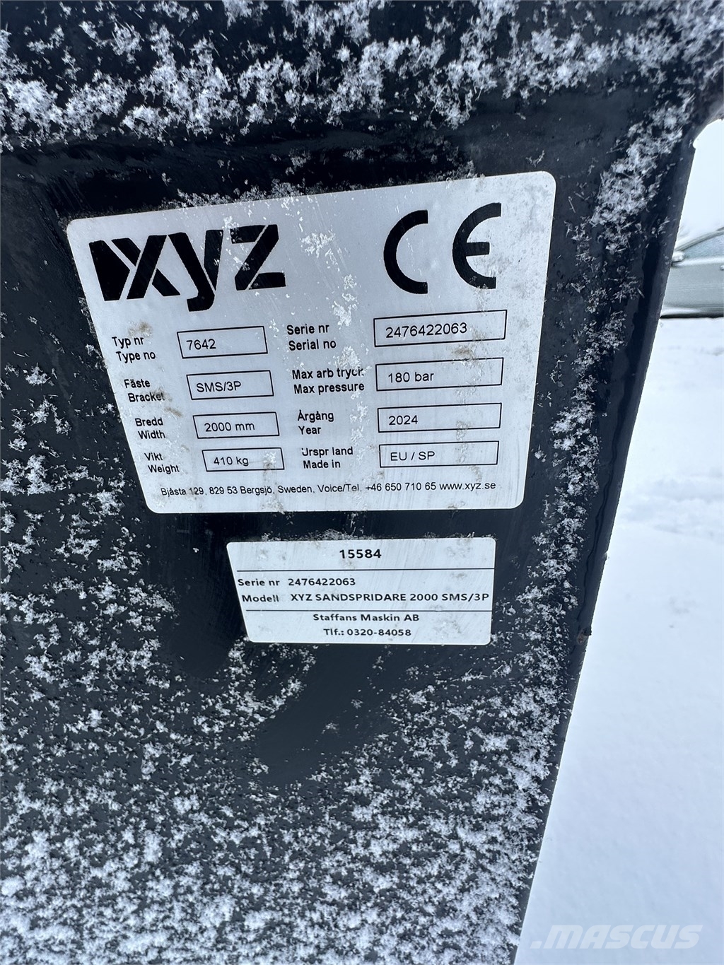XYZ Sandspridare Sand- und Salzstreuer