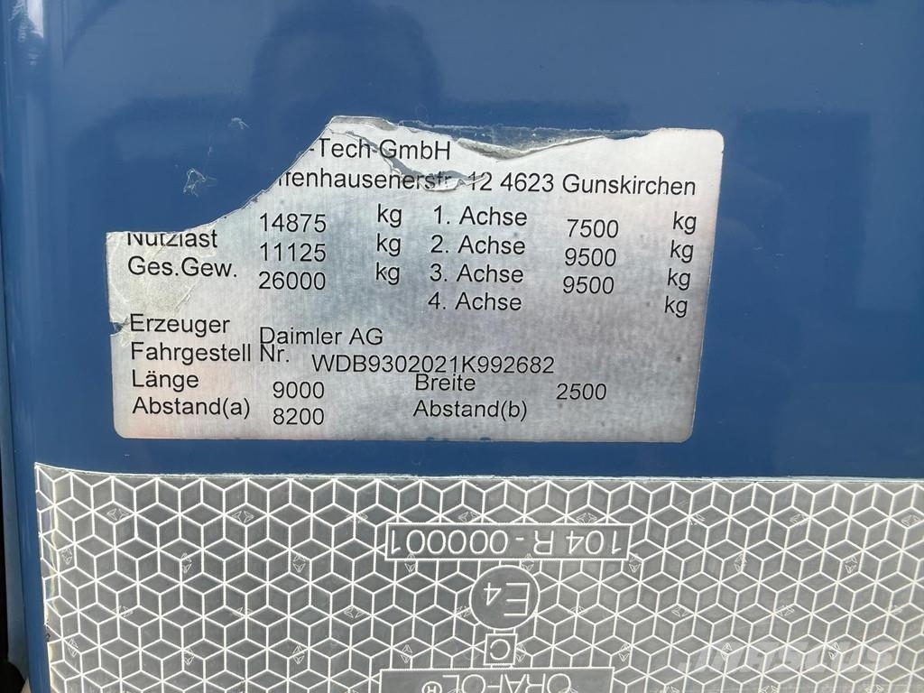 Mercedes-Benz Actros 2541 | 13,000L sewer cleaner | Wittig vacuu Camion autospurgo