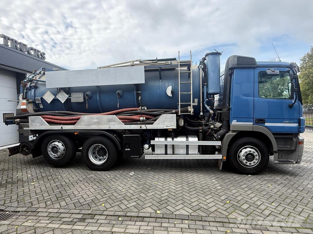 Mercedes-Benz Actros 2541 | 13,000L sewer cleaner | Wittig vacuu Camion autospurgo