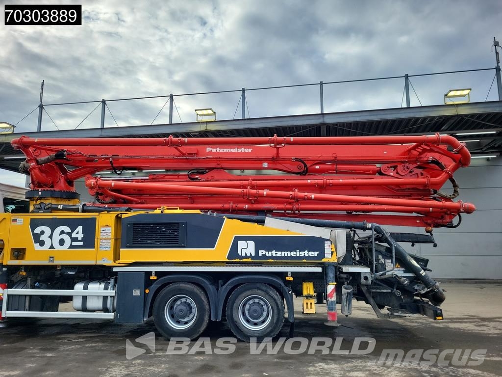 Mercedes-Benz Arocs 2640 Arocs 6X4 Belgium Truck 36mtr Putzmeist مضخات خرسانة