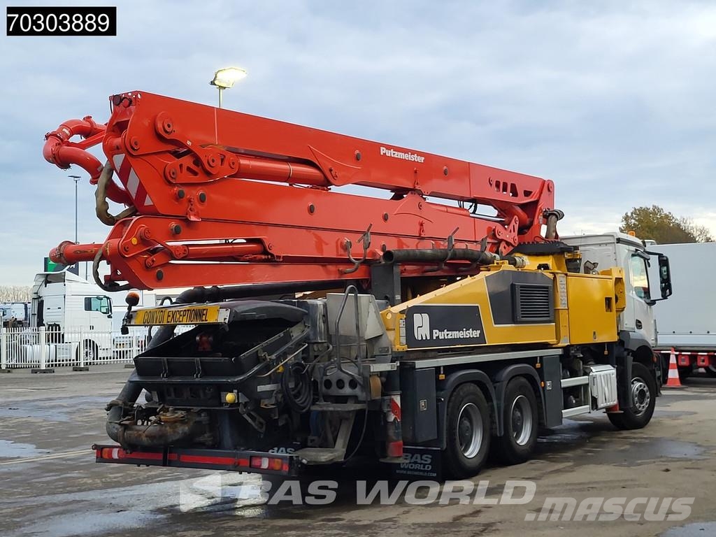 Mercedes-Benz Arocs 2640 Arocs 6X4 Belgium Truck 36mtr Putzmeist مضخات خرسانة