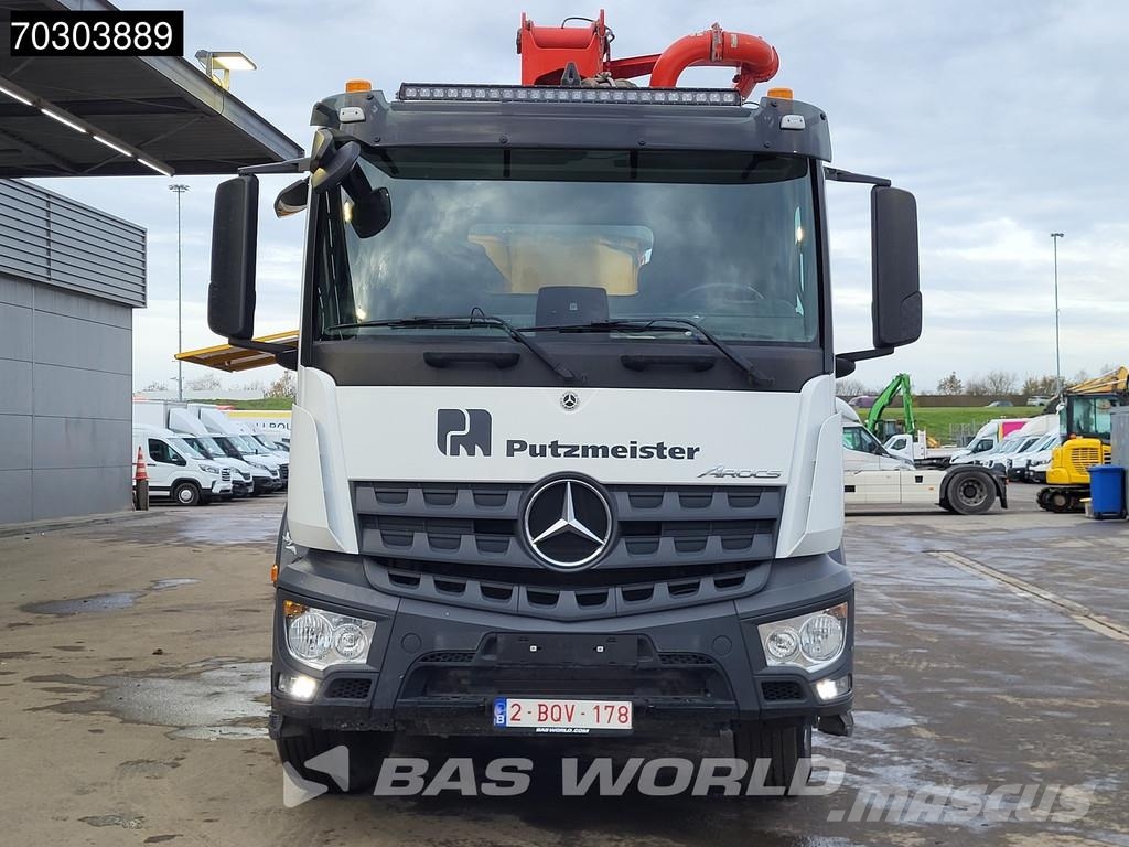 Mercedes-Benz Arocs 2640 Arocs 6X4 Belgium Truck 36mtr Putzmeist مضخات خرسانة