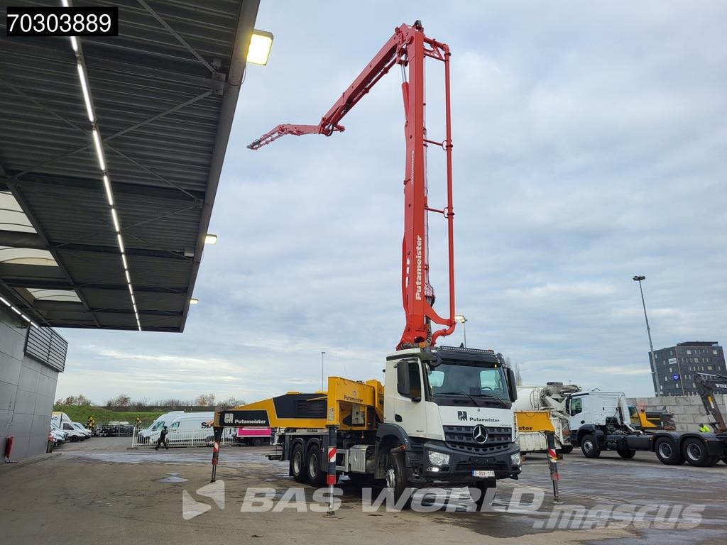 Mercedes-Benz Arocs 2640 Arocs 6X4 Belgium Truck 36mtr Putzmeist مضخات خرسانة