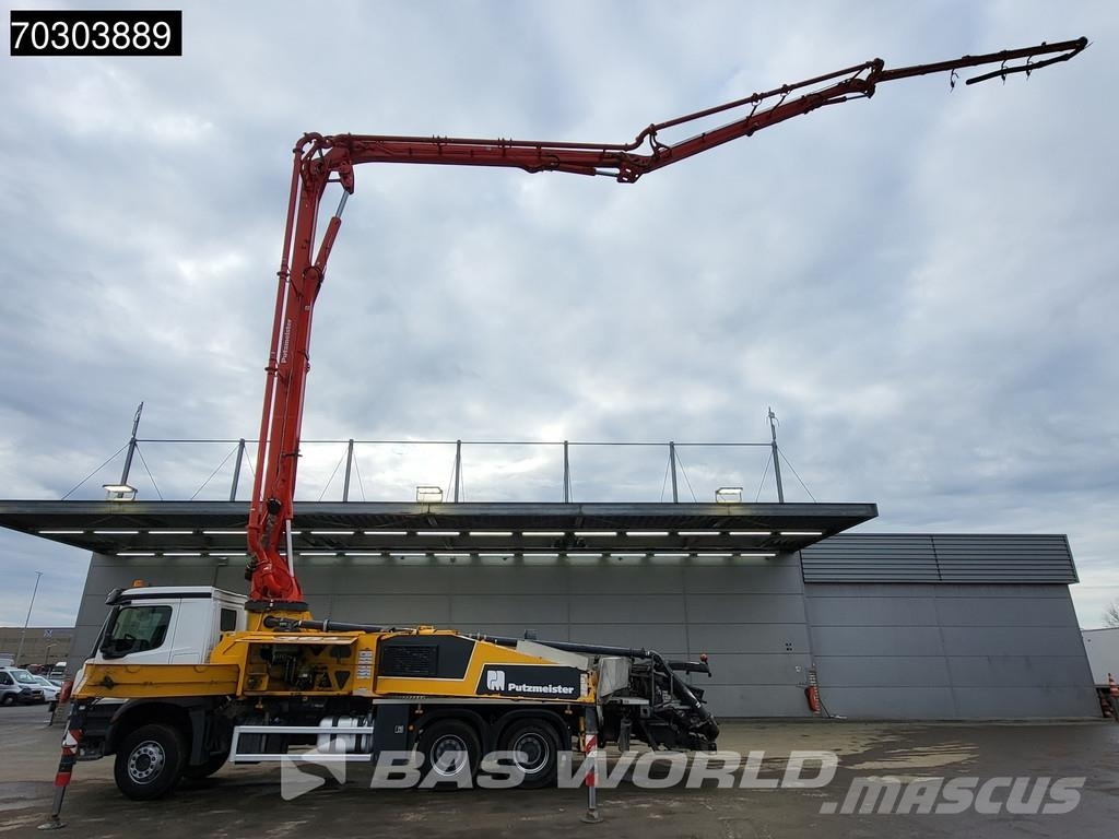 Mercedes-Benz Arocs 2640 Arocs 6X4 Belgium Truck 36mtr Putzmeist مضخات خرسانة