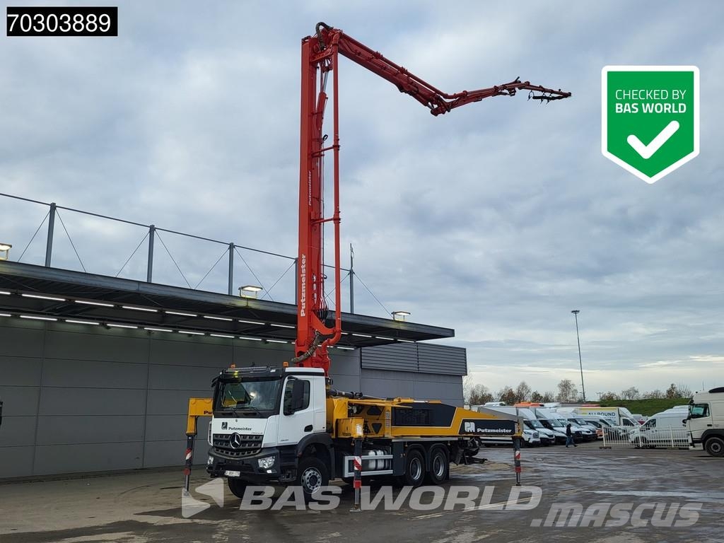 Mercedes-Benz Arocs 2640 Arocs 6X4 Belgium Truck 36mtr Putzmeist مضخات خرسانة