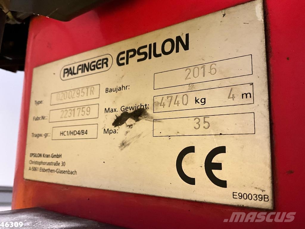 MAN TGS 41.440 8x8 Euro 6 Palfinger 20 Tonmeter Z-kraa Camiones polibrazo