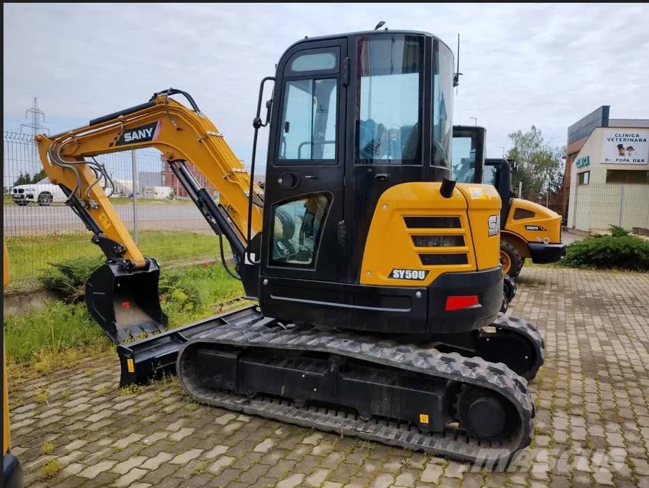Sany SY 50 U Mini kotrók < 7t
