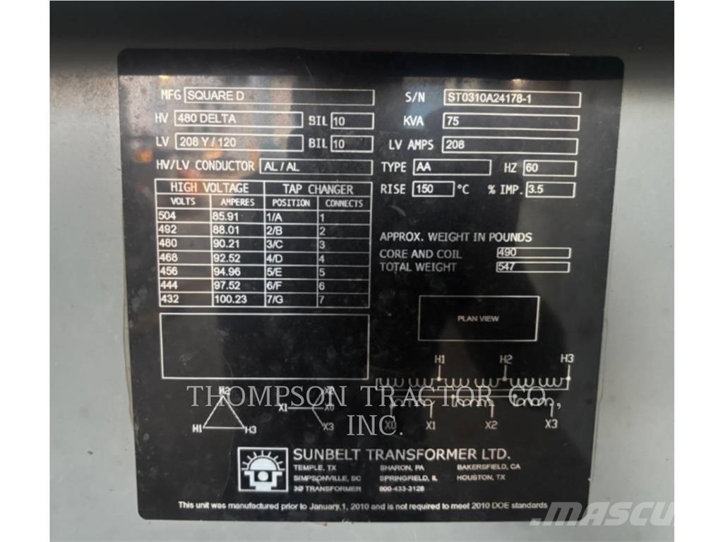 75KVA Other components