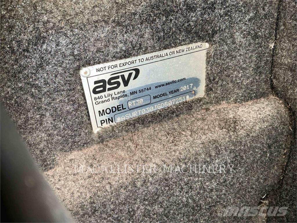 ASV RT30 Lánctalpas homlokrakodók