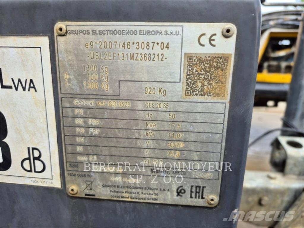 Atlas Copco QES20 Overige generatoren