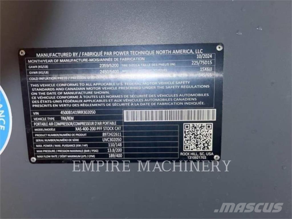 Atlas Copco XAS400CD Kompressoren