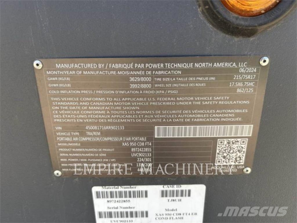 Atlas Copco XAS950CD Kompressoren