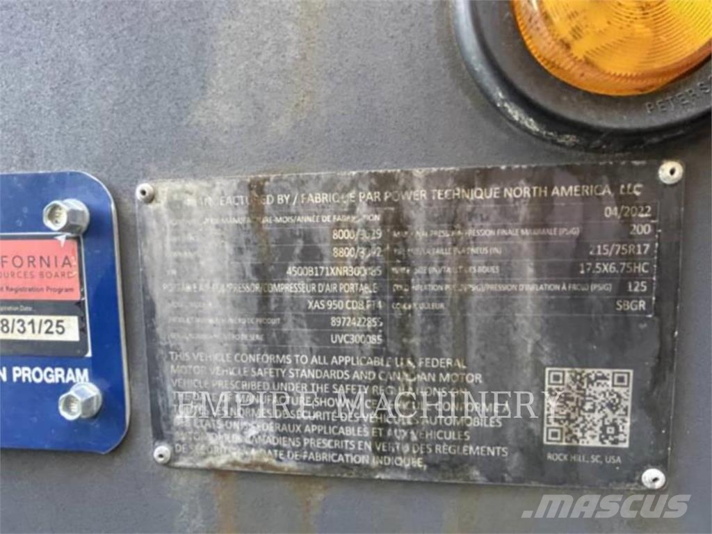 Atlas Copco XAS950CD Kompressoren