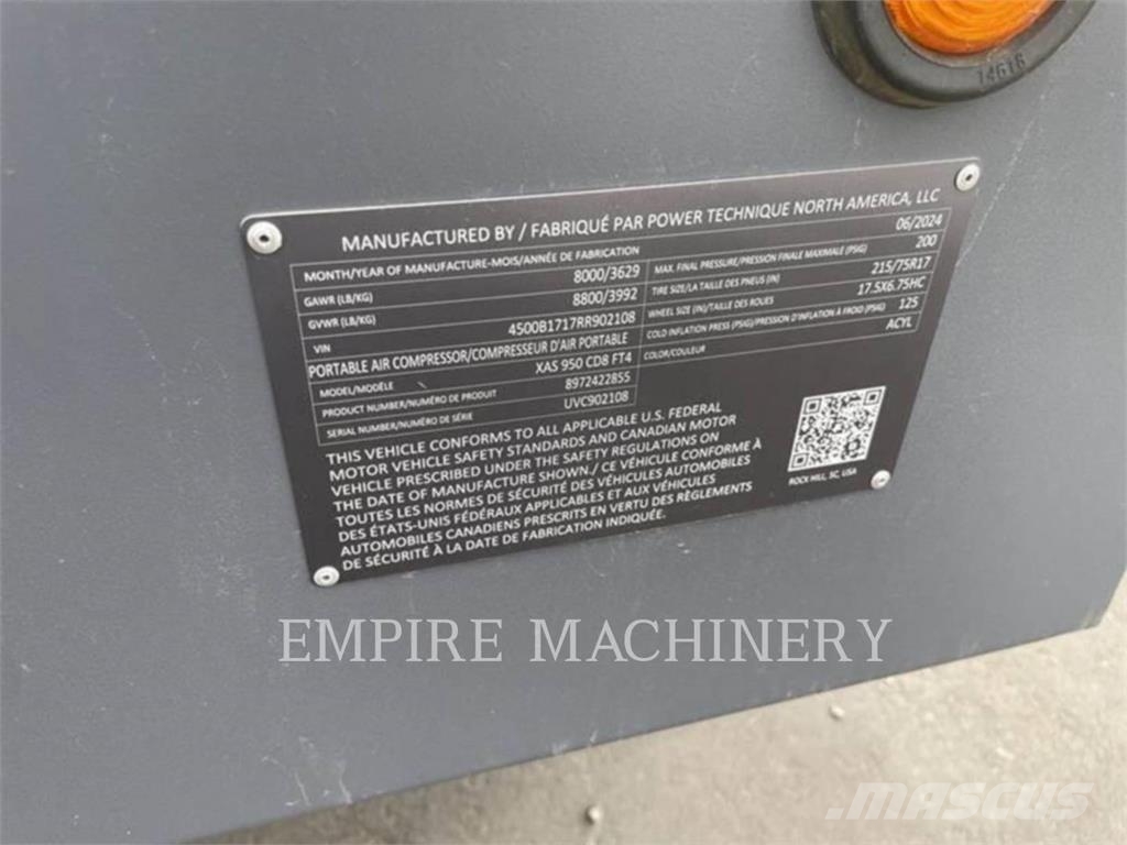 Atlas Copco XAS950CD Compressors