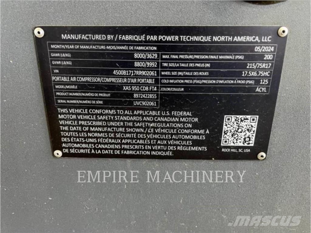 Atlas Copco XAS950CD Kompressoren