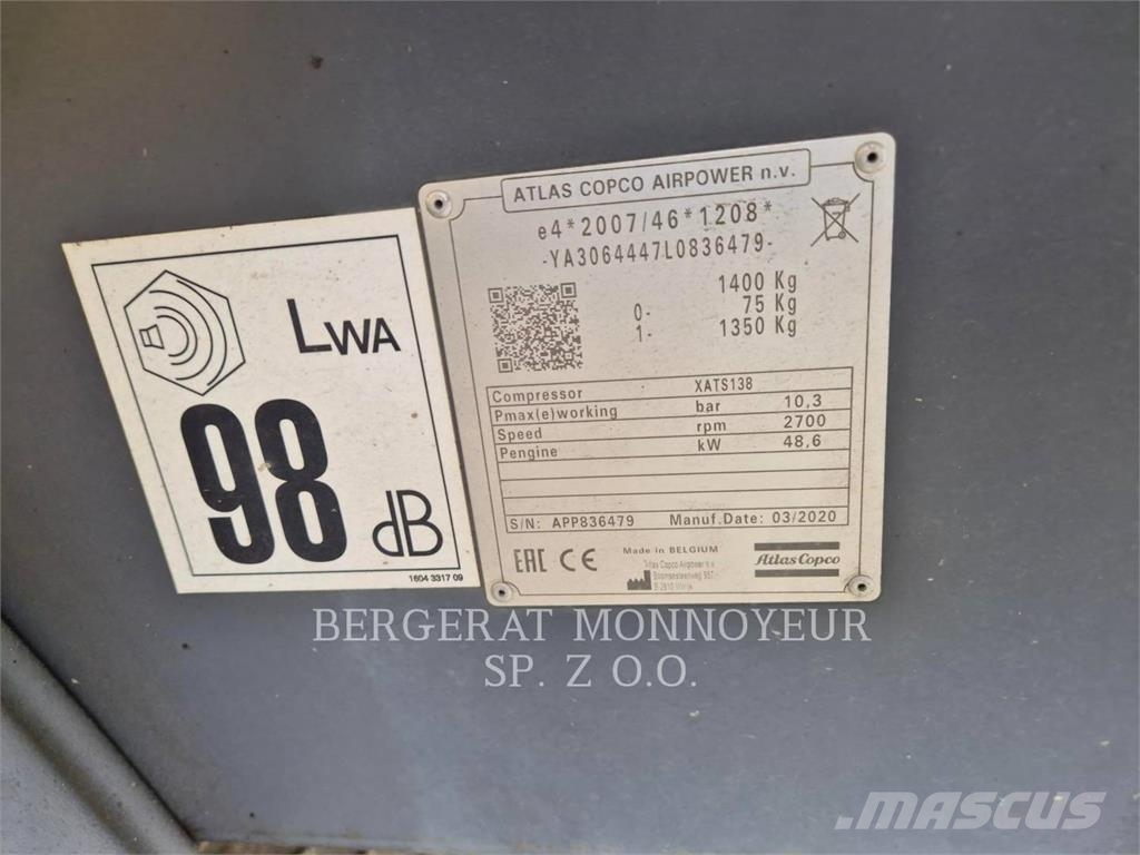 Atlas Copco XATS138 Drucklufttrockner