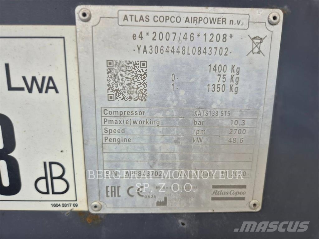 Atlas Copco XATS138 Trycklufttorkar