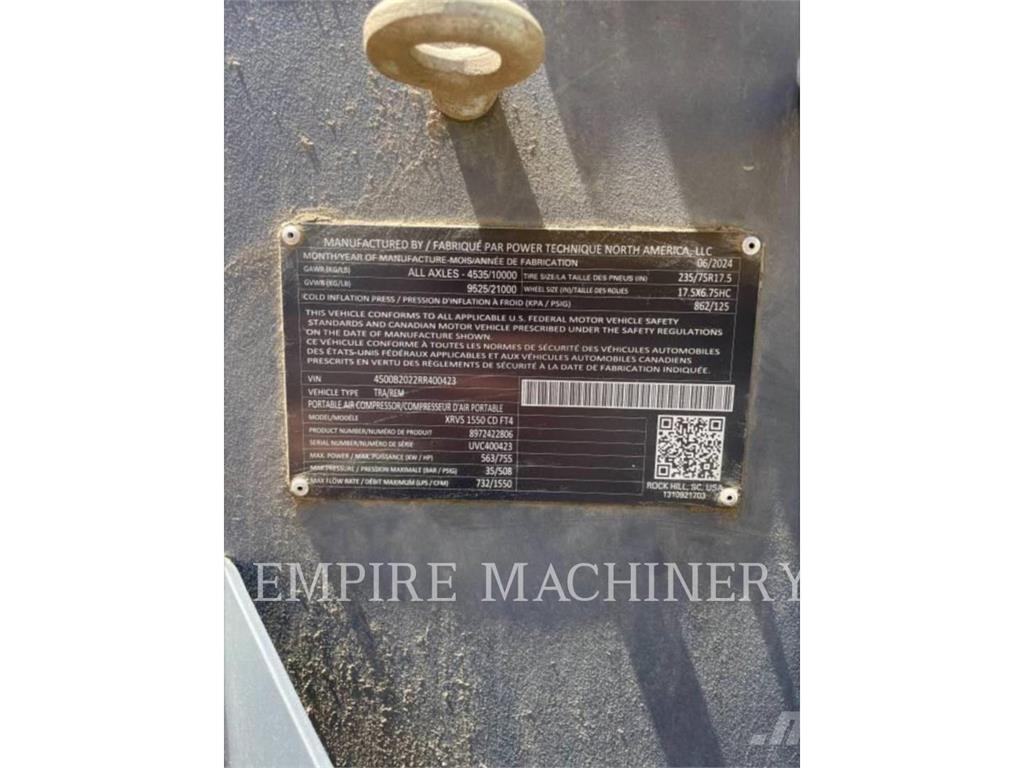 Atlas Copco XRVS1550CD Συμπιεστές