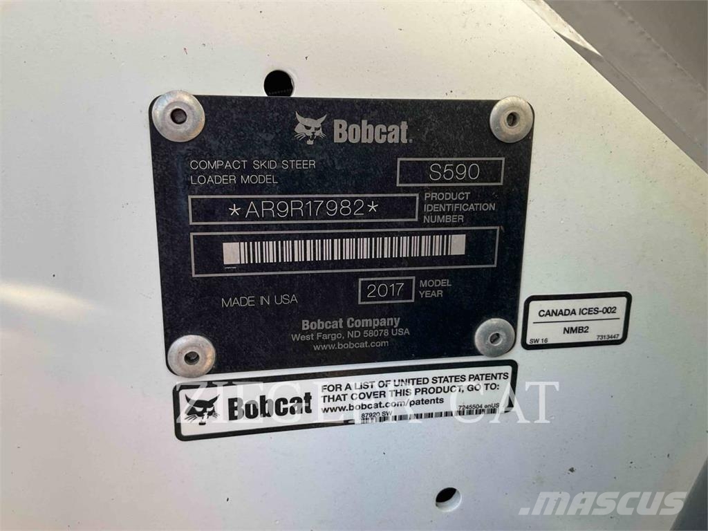 Bobcat S590 Lietoti riteņu kompaktiekrāvēji