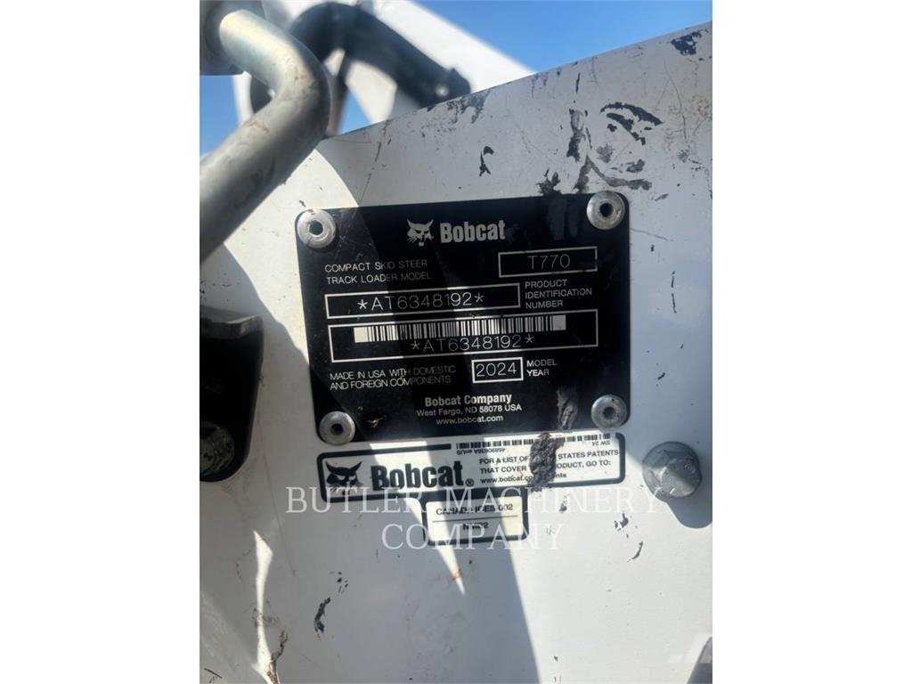 Bobcat T770 Pásové nakladače