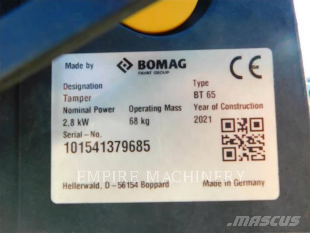 Bomag BT65 Læssemaskiner på hjul