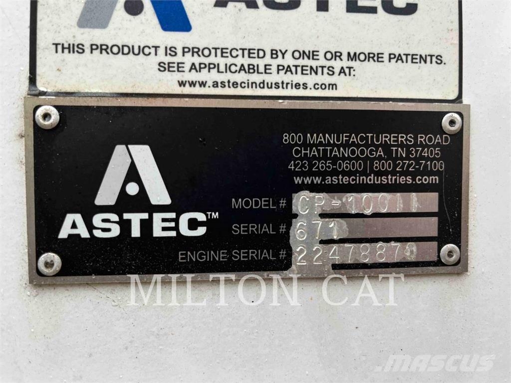 Carlson CP100 Asphalt pavers
