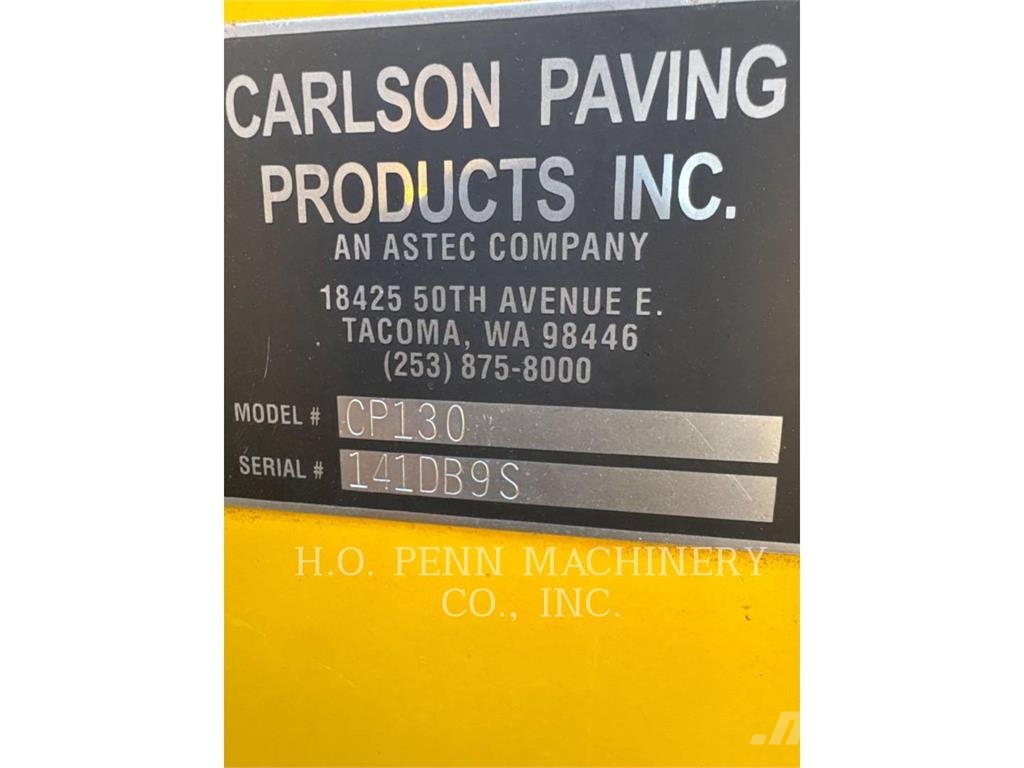 Carlson CP130 Asphalt pavers