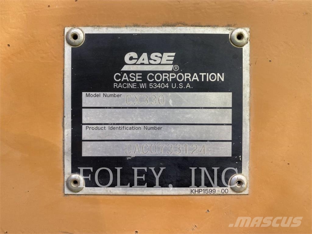 CASE CX330 Bagri goseničarji