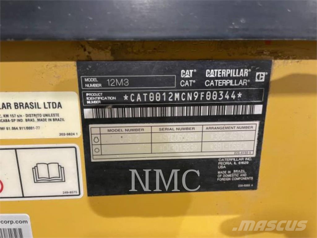 CAT 12M3 Motoniveladoras