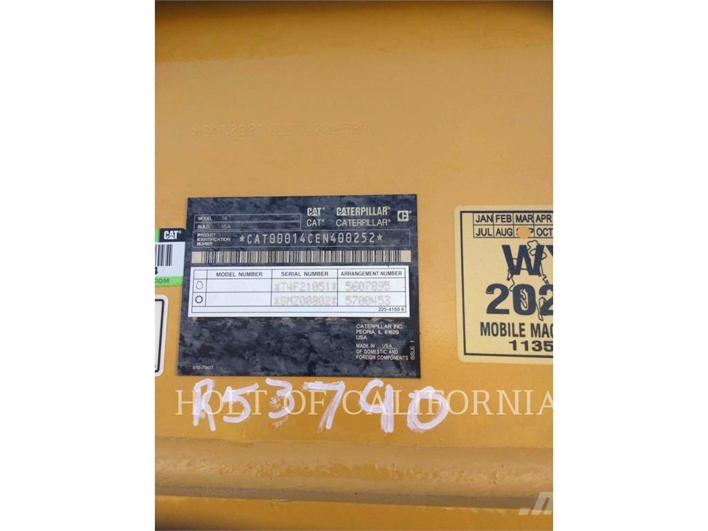 CAT 14 3W معدات تمهيد الطرق