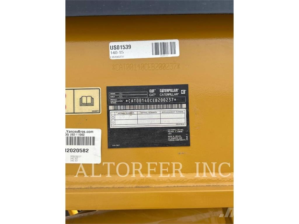CAT 140-15 Motorgraders