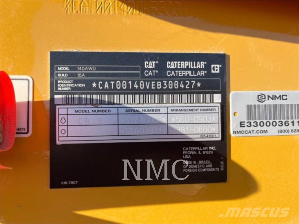 CAT 140-15AWD Grederji